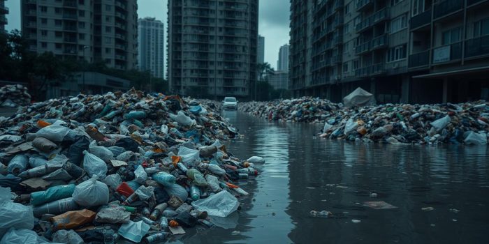 banjir akibat sampah