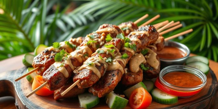 sate bumbu kacang